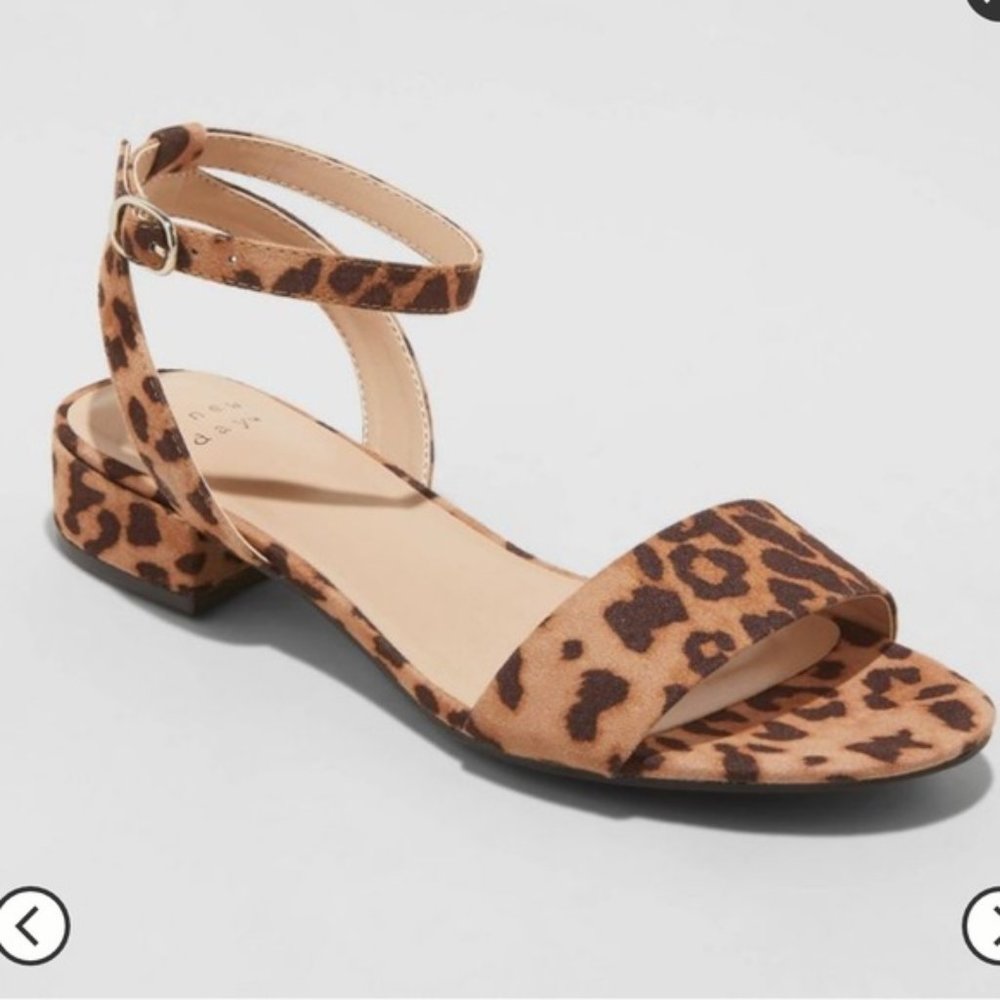 NWOT anew day Cheetah Sandals